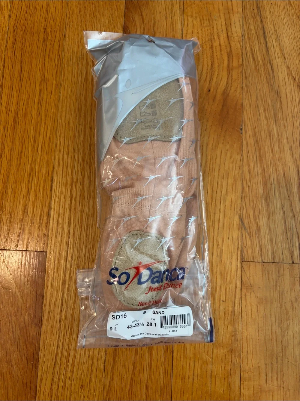 So Danca Ballet Shoes size 9 Sand color